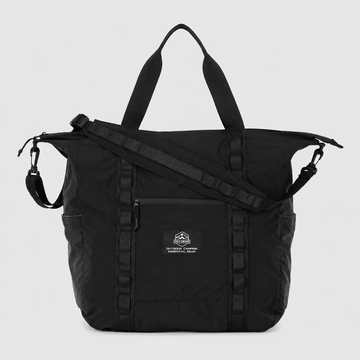Black OCE GEAR 2-in-1 packable travel duffel tote bag