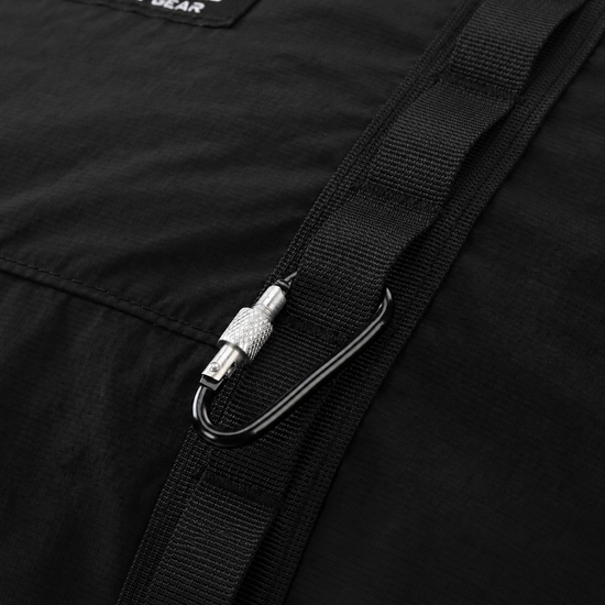 External gear loops on OCE GEAR packable travel tote bag