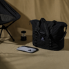 Packable travel tote bag with detachable mini pouch