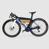 Lightweight bikepacking frame bag mounted under top tube