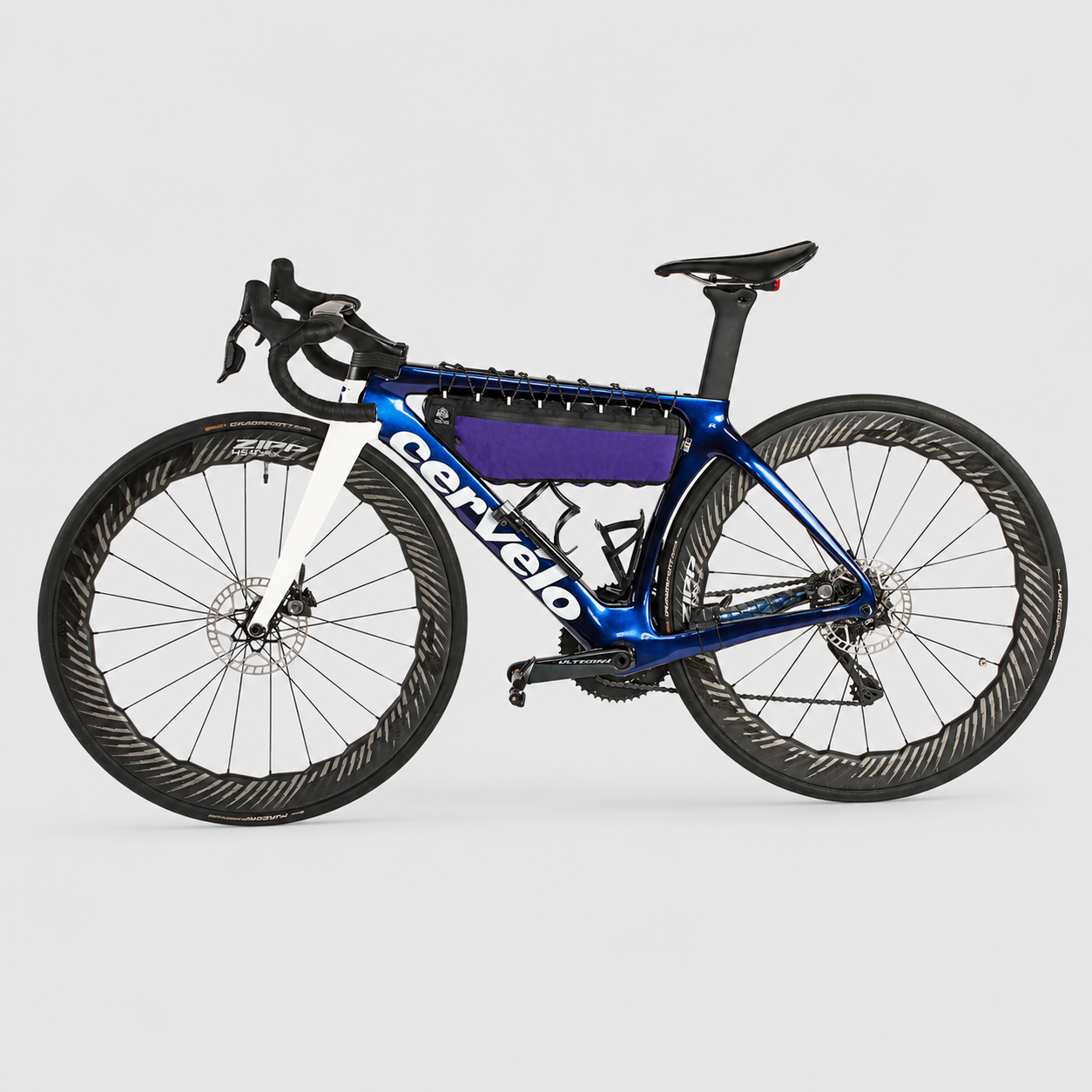 Slim 40cm bicycle frame bag for gravel riding