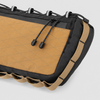 Zipper and mounting strap detail on XPAC bike frame bag