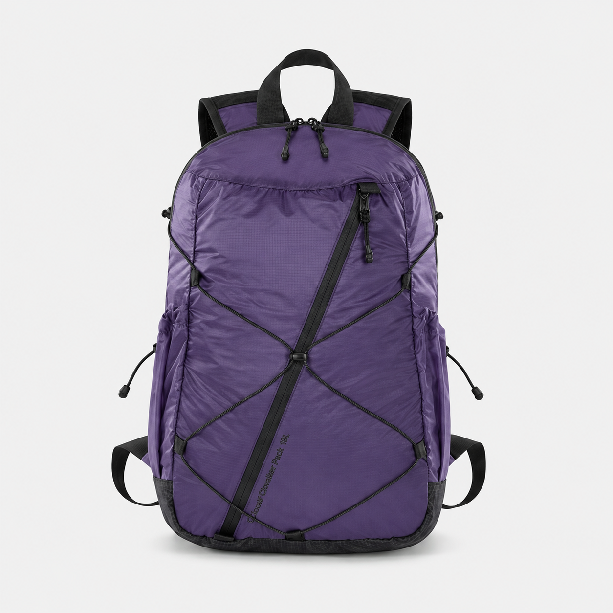 Purple 18L FIBERMAX44 nylon hiking backpack